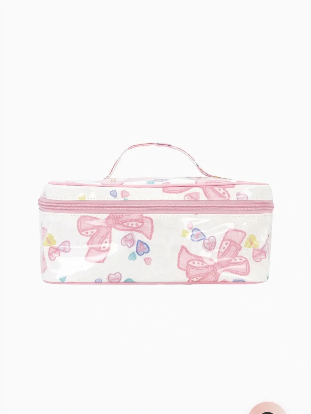 LoveShackFancy / Roller Rabbit doily beaux carry all - pink sugar cosmetic case